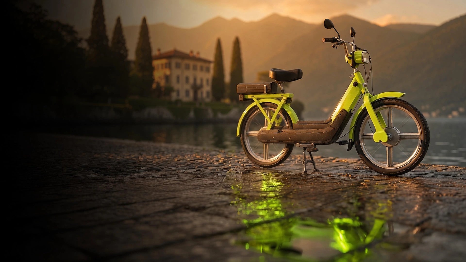 Corradino Ciao, concept su lungolago italiano