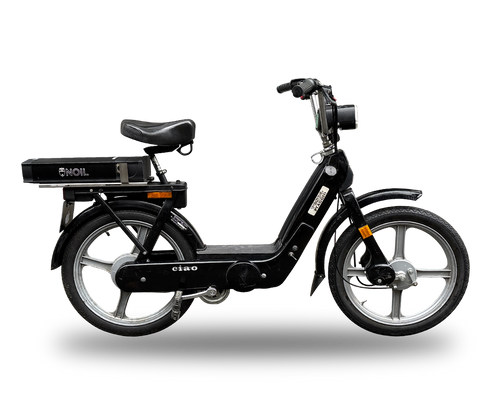 Kit Piaggio Ciao elettrico NOIL, vista laterale. Foto del fornitore.